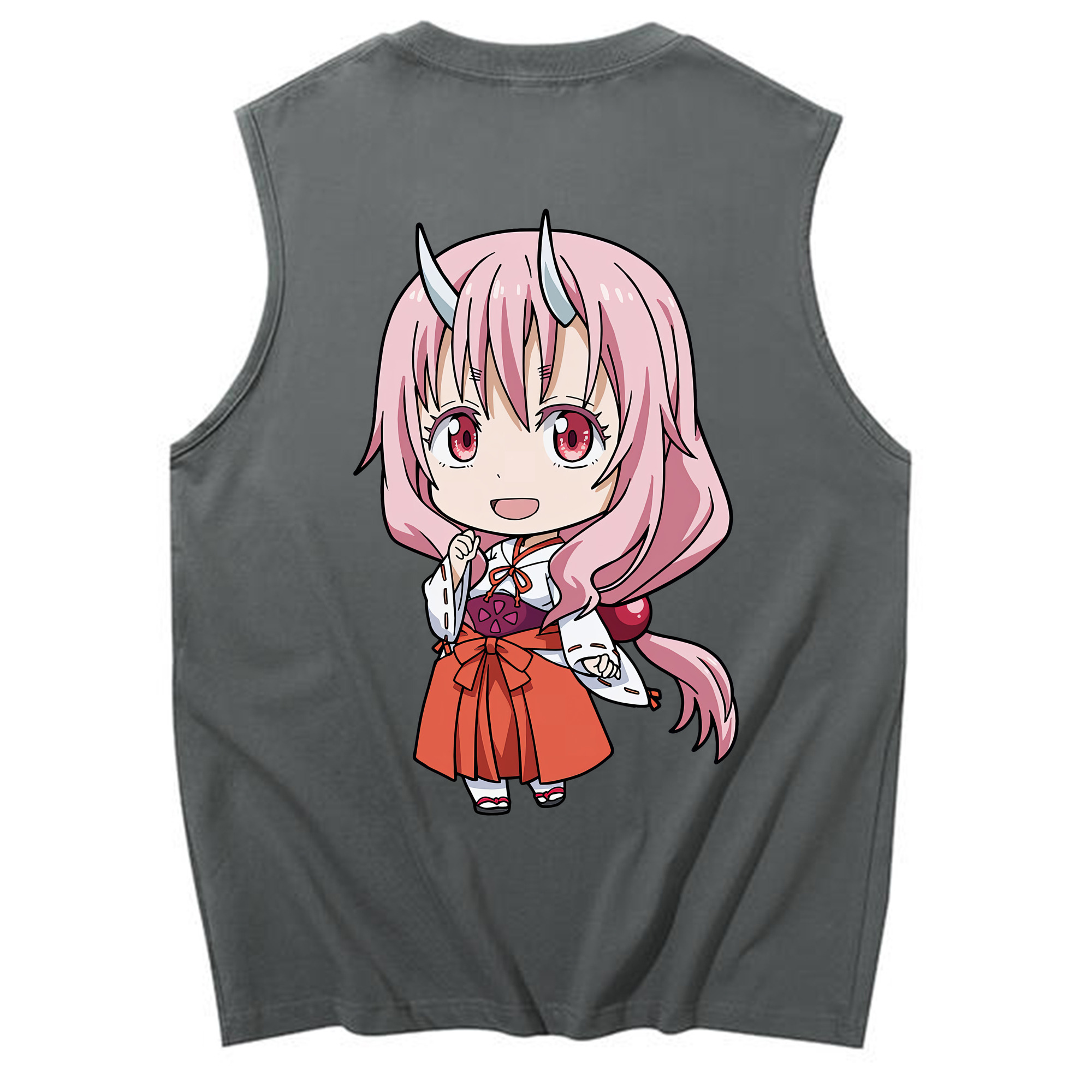 （画像用） 転スラ Regarding Reincarnated to Slime コットン100％タンクトップ（背面プリント）